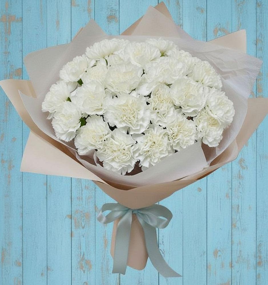 Букет цветов из: Гвоздики в Темижбекском