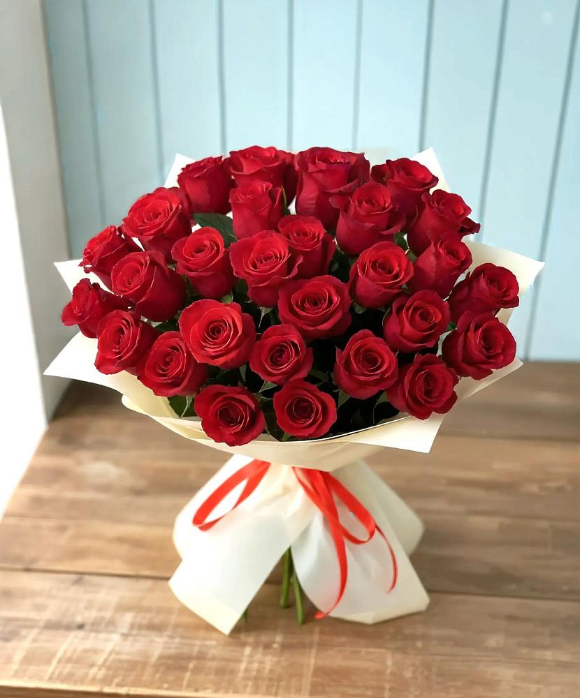 Букет 29 Красных роз в Темижбекском