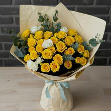 Букет цветов из:  Розы #REPLACE_PRED# Темижбекском