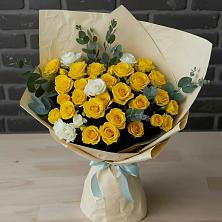 Букет цветов из:  Розы в Темижбекском