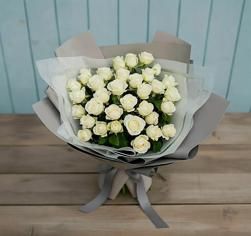 Букет Белоснежная нежность в Темижбекском