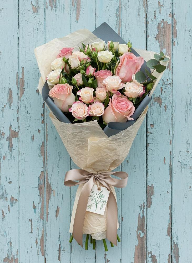 Букет цветов из: Розы в Темижбекском