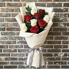 Букет цветов из:  Розы в Темижбекском