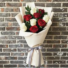 Букет цветов из:  Розы в Темижбекском