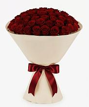 Букет 101 Бордовая роза Блэк Бакарра в Темижбекском