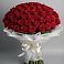 Букет 101 Красная роза Блэк Мэджик в Темижбекском