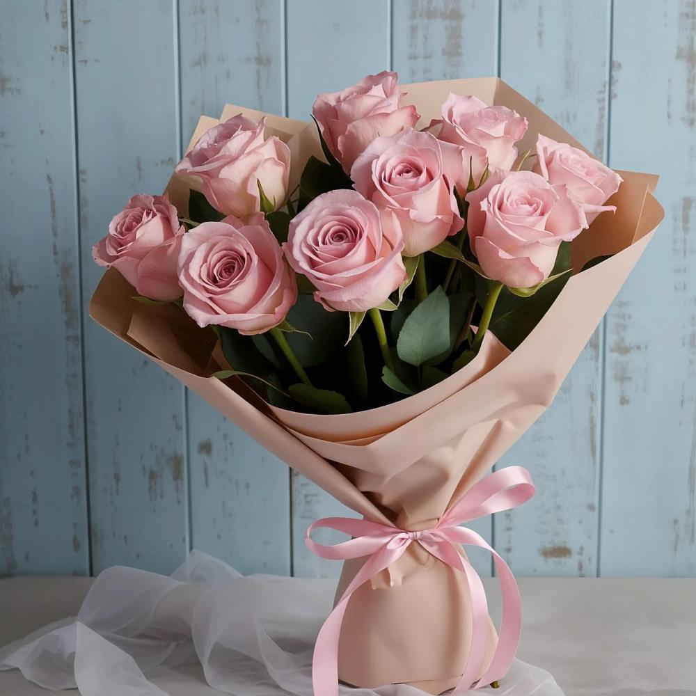 Букет цветов из: Розы в Темижбекском