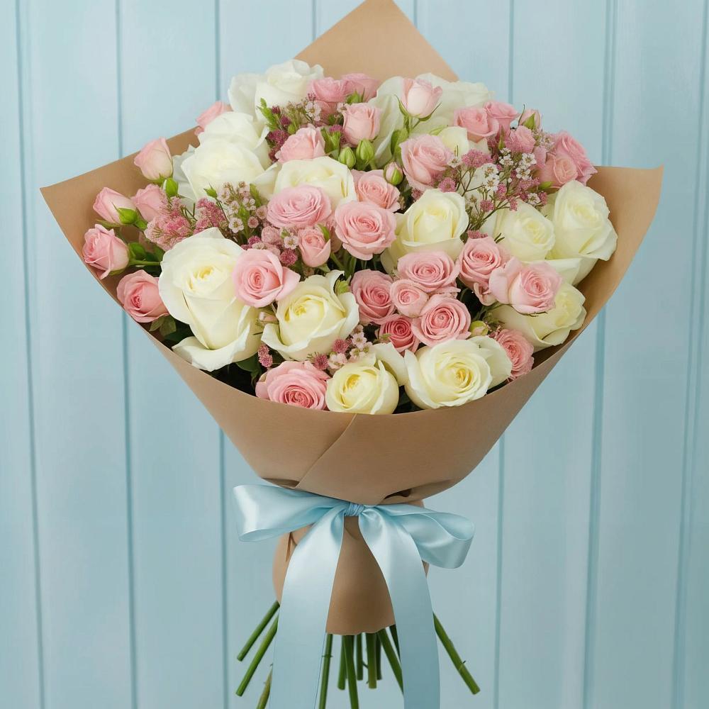 Букет цветов из: Розы в Темижбекском