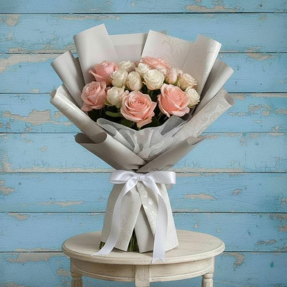 Букет цветов из: Розы в Темижбекском