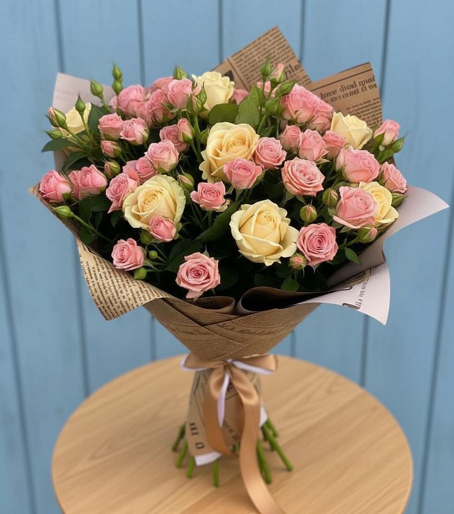 Букет цветов из: Розы в Темижбекском