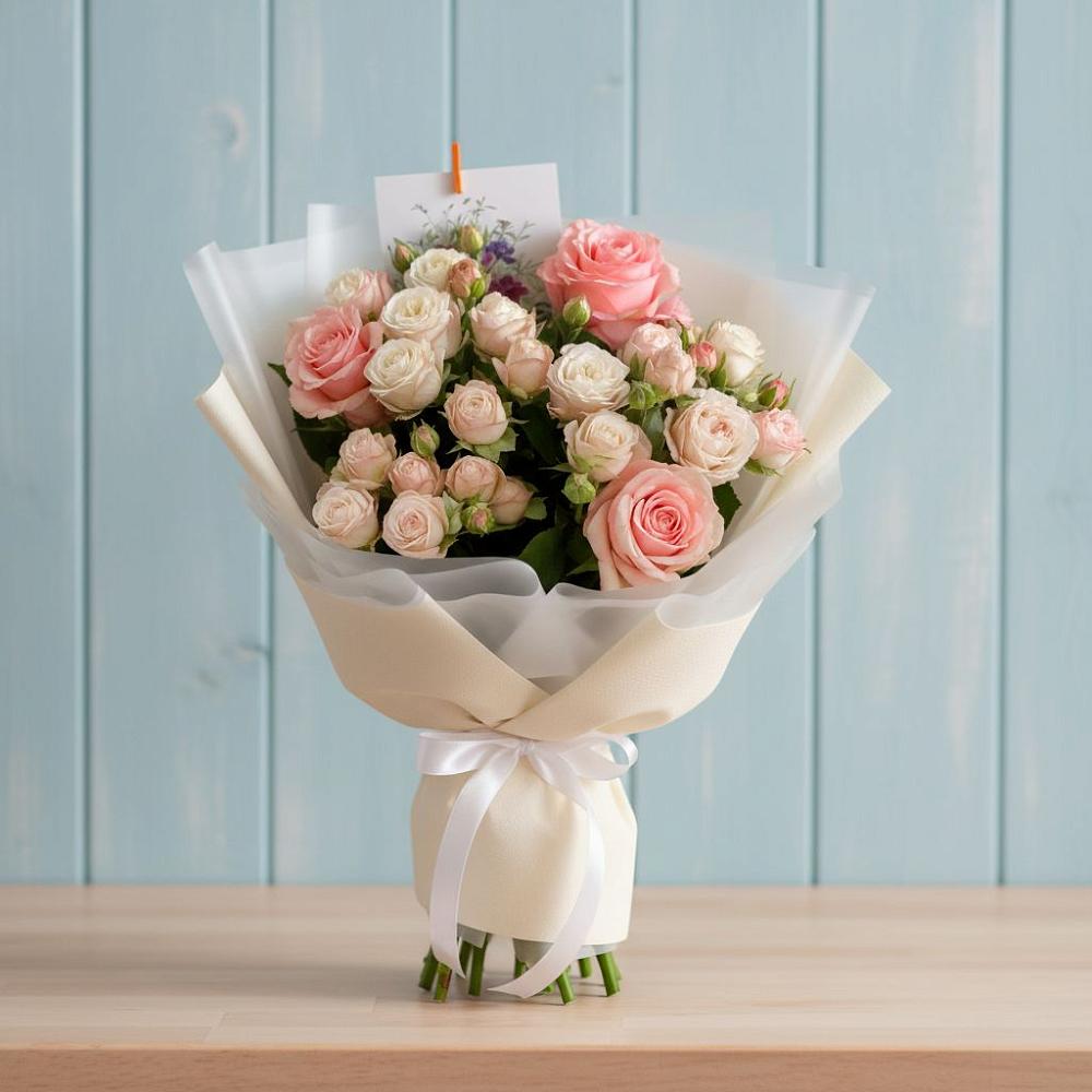 Букет цветов из: Розы в Темижбекском