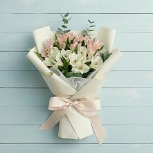 Букет цветов из:  Альстромерии в Темижбекском