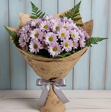 Букет цветов из:  Хризантемы #REPLACE_PRED# Темижбекском