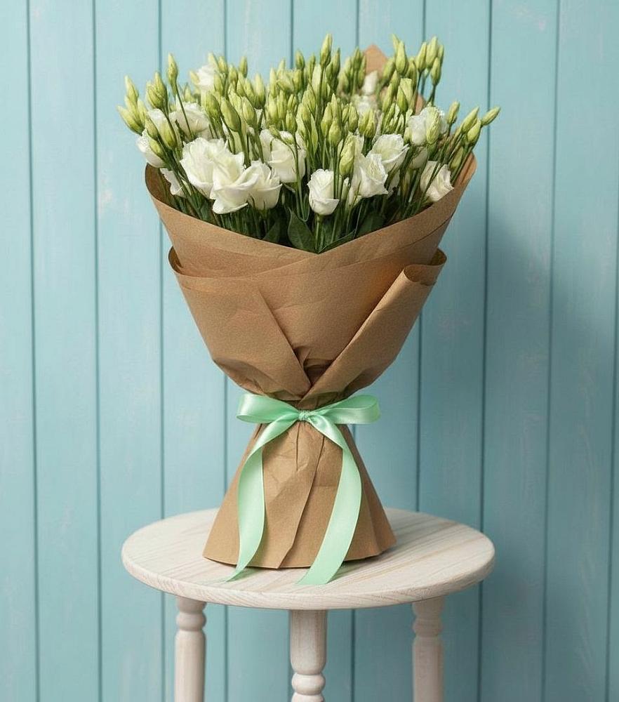 Букет цветов из: Лизиантусы в Темижбекском