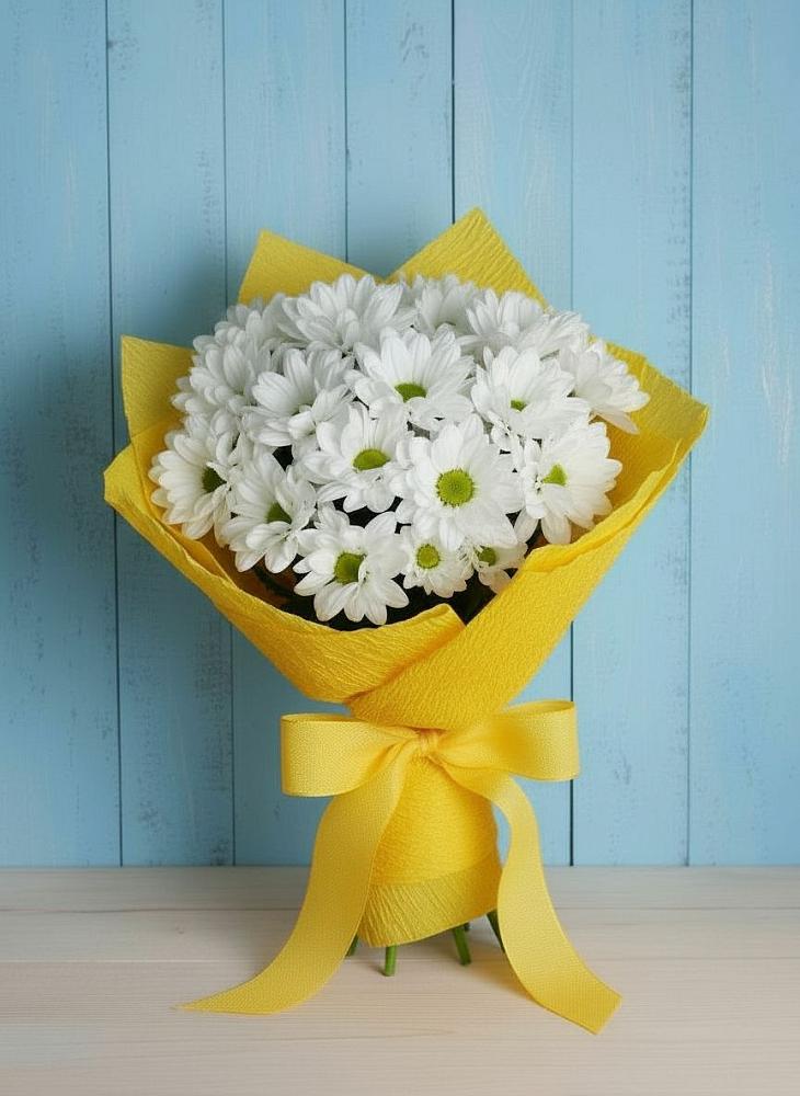 Букет цветов из: Хризантемы в Темижбекском