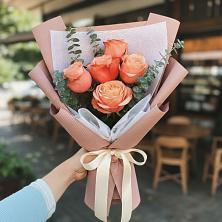 Букет цветов из:  Розы в Темижбекском