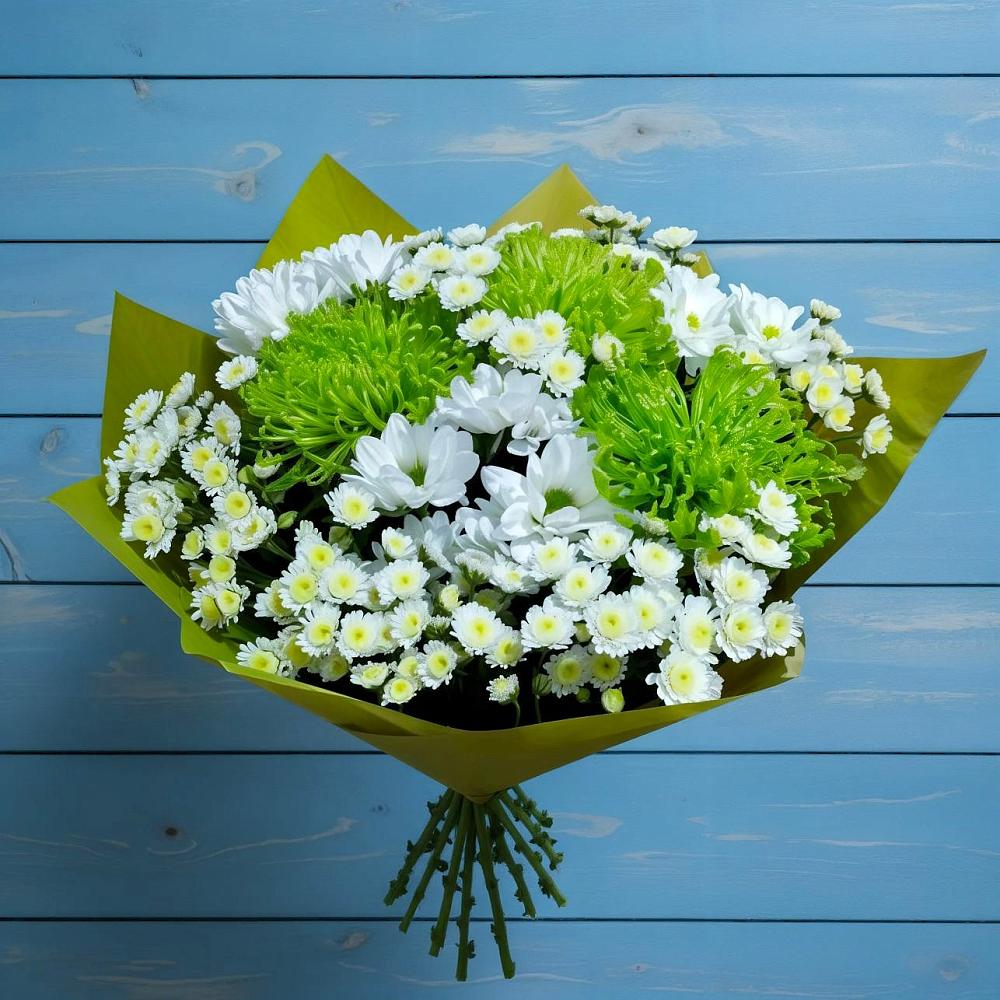 Букет цветов из: Хризантемы в Темижбекском