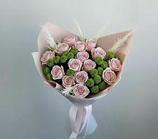 Букет цветов из:  Розы и Хризантемы в Темижбекском