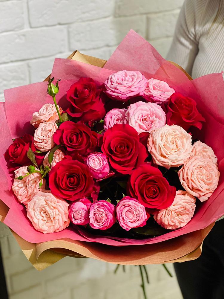 Букет цветов из: Розы в Темижбекском