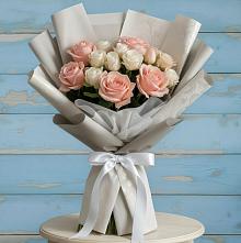Букет цветов из:  Розы #REPLACE_PRED# Темижбекском