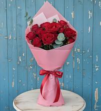 Букет цветов из:  Розы в Темижбекском