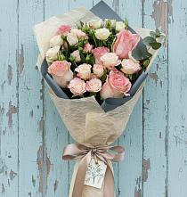 Букет цветов из:  Розы в Темижбекском