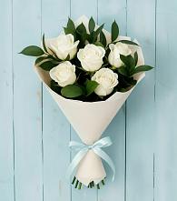 Букет цветов из:  Розы в Темижбекском