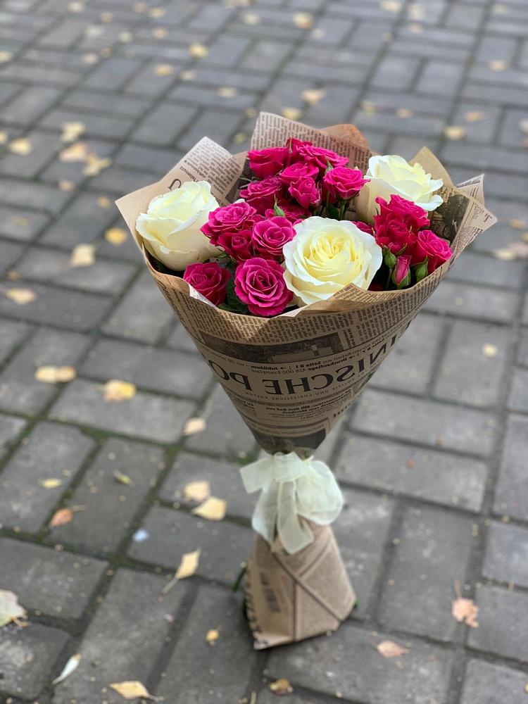 Букет цветов из: Розы в Темижбекском