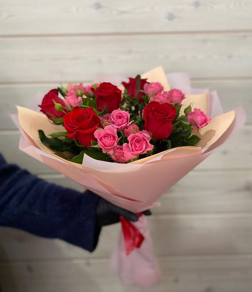 Букет цветов из: Розы в Темижбекском