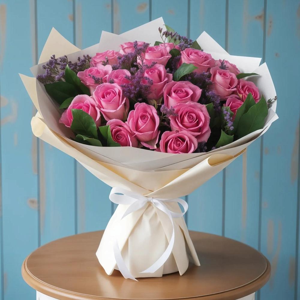 Букет цветов из: Розы в Темижбекском