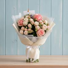 Букет цветов из:  Розы #REPLACE_PRED# Темижбекском