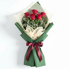 Букет цветов из:  Розы в Темижбекском