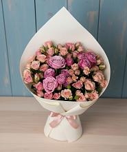 Букет цветов из:  Розы в Темижбекском