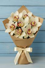 Букет цветов из:  Орхидеи и Розы в Темижбекском